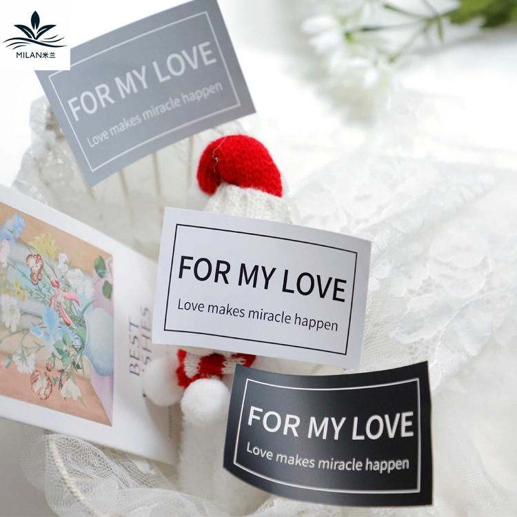 Inswind pegatinas adhesivas paquetes de flores hechos a mano DIY material caja de regalo decoración regalos pegatinas floral al por mayor