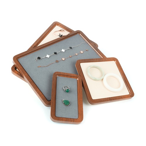 Wood grain jewelry tray, jewelry display, viewing tray, play bracelet, bracelet, ring display, jewelry storage tray
