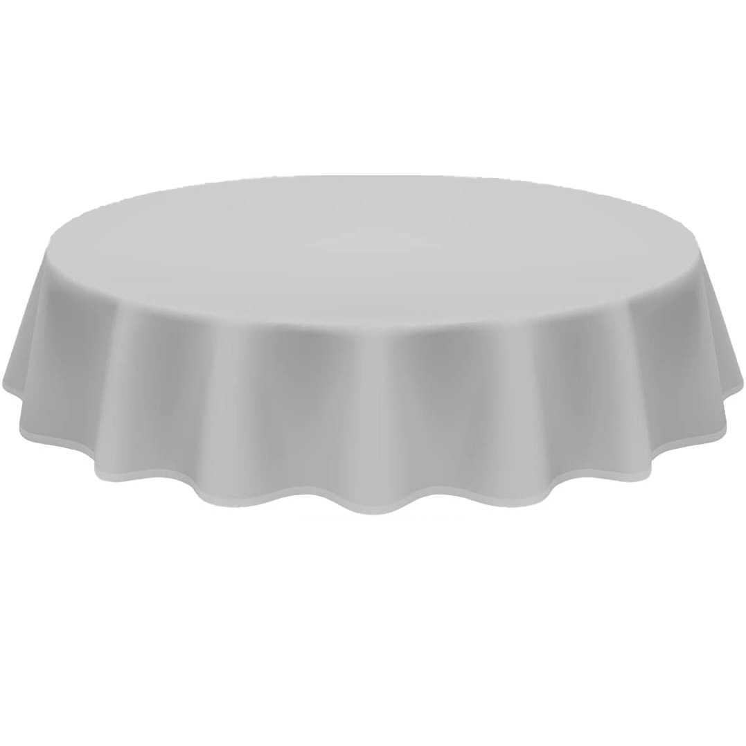 Mesa redonda de color sólido mantel desechable Mesa Redonda mantel estilo simple avanzada mesa de banquete cubierta de la tabla falda estilo transfronterizo