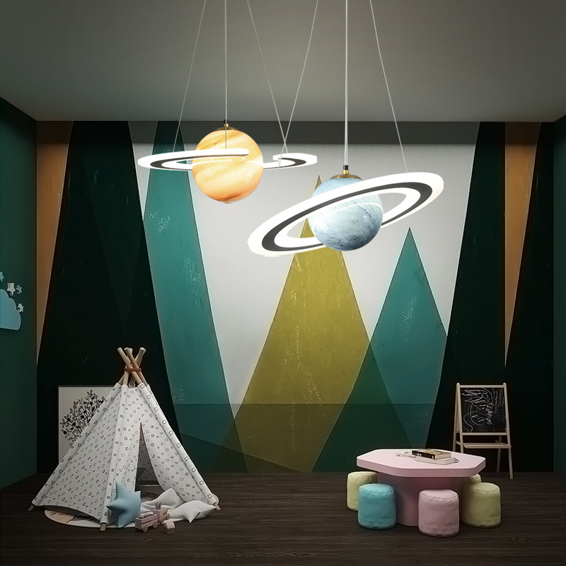 Lámpara planetaria Lámpara de la tierra vagabundo Tienda Salón Jardín de infantes Comedor Bar Bolas Dormitorios Lámpara de estrella