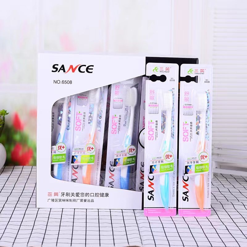 46 tipos de cepillo de dientes - 4 cepillo de dientes de pelo suave para adultos de alta calidad estudiantes de pelo fino decoración doméstica Yiwu productos al por mayor