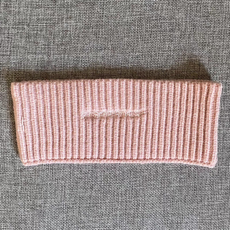 韓国ins個性的なアルファベット刺繍毛糸ヘアバンド|undefined