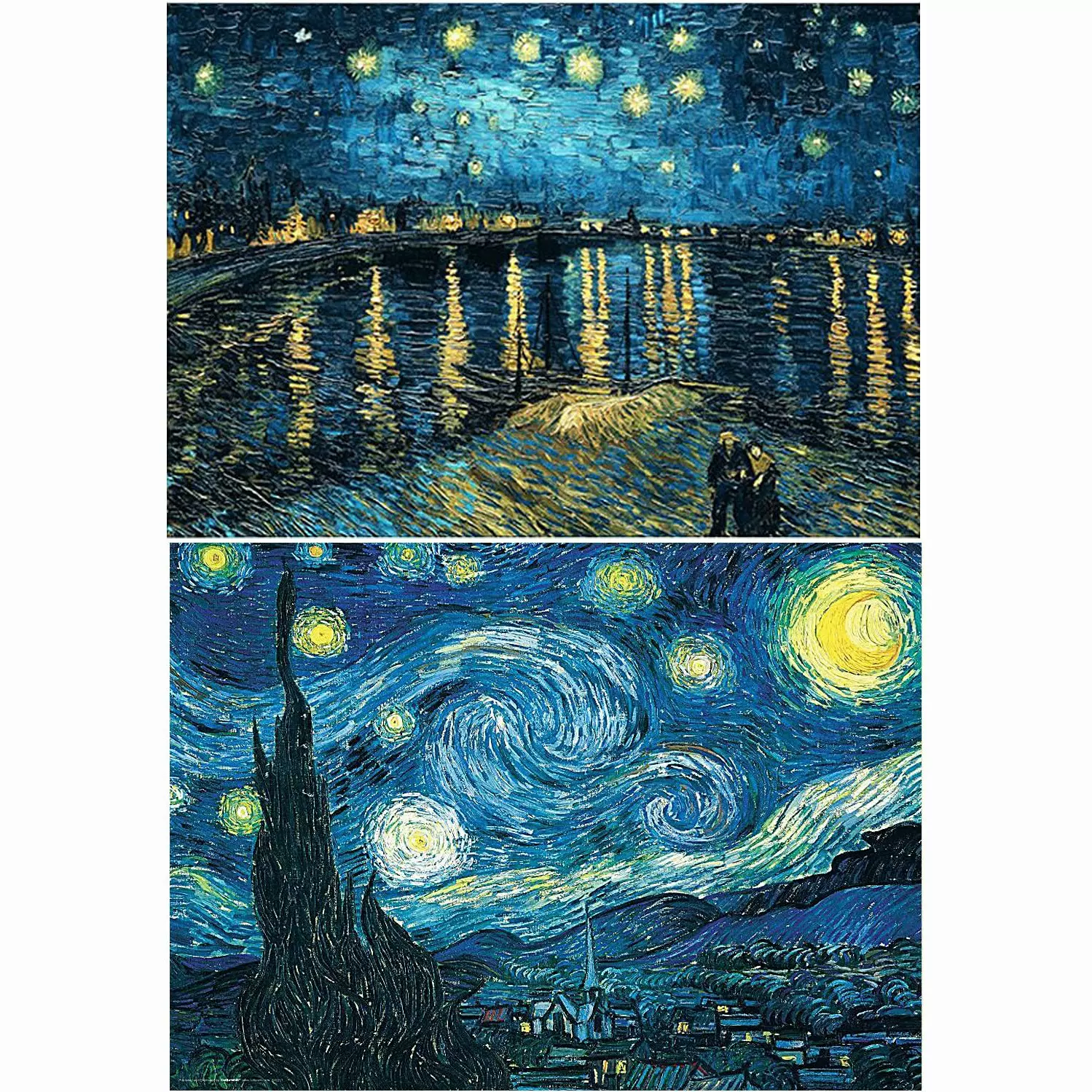 外贸新款梵高与星空跨境5D钻石画满钻diy钻石绣装饰画厂家直销