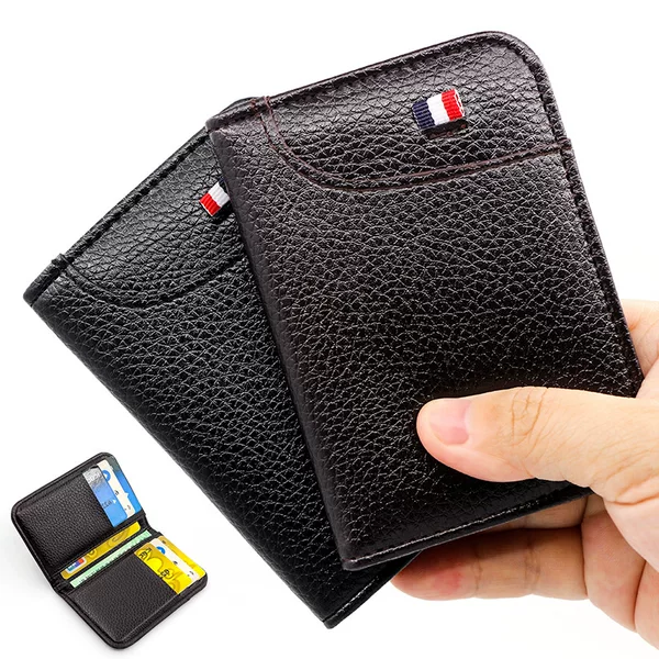 Cross-border new men's portable multi-function multi-card large-capacity thin card bag multi-card card card set in stock