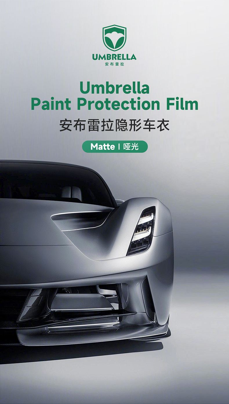 Tpu Invisible Car Cover, Car Paint Protection Film, Ppf, Self-Recovering, Anti-Scratch, Anti-Yellowing, Anti-Dirt, Transparent Protective Film
