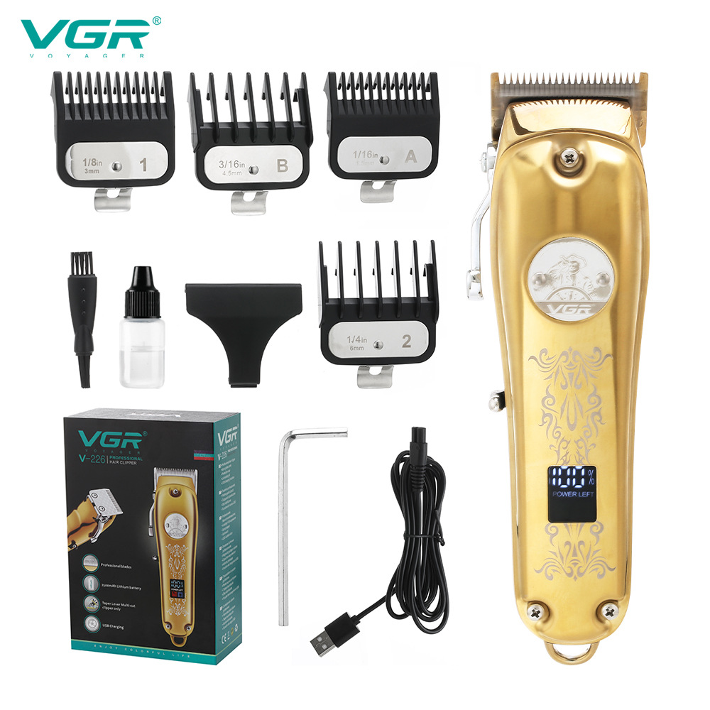 Retro Hair Clipper with LCD Display Engraving Exclusive Quality Assurance Home Appliances Personal Care_voghion.com