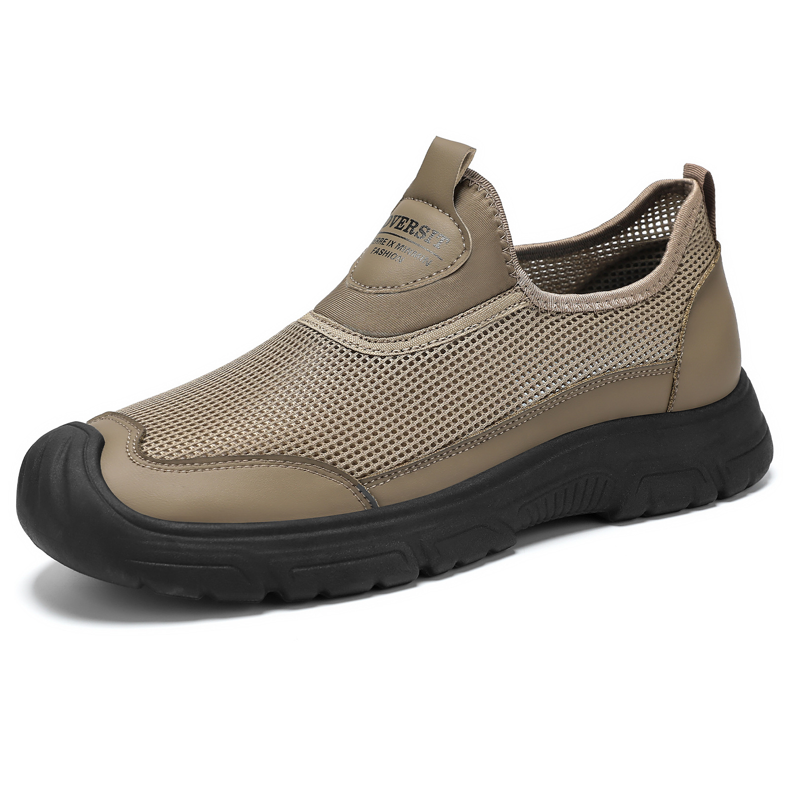 Zapatos de hombre, zapatos casuales, malla de verano, zapatos individuales transpirables, zapatos deportivos ligeros, zapatos de moda de todo fósforo, zapatos de papá de suela blanda