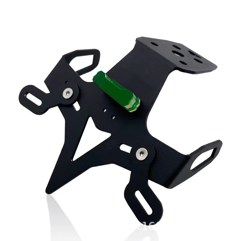 Suitable for Kawasaki ZX-4R/ZX-4RR/ZX-25R modified short tail license plate holder, short tail anti-rust steel license plate holder