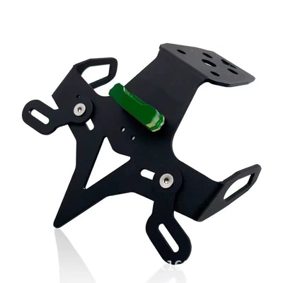 Suitable for Kawasaki ZX-4R/ZX-4RR/ZX-25R modified License plate holder/license plate holder - license-plate-light-green-version