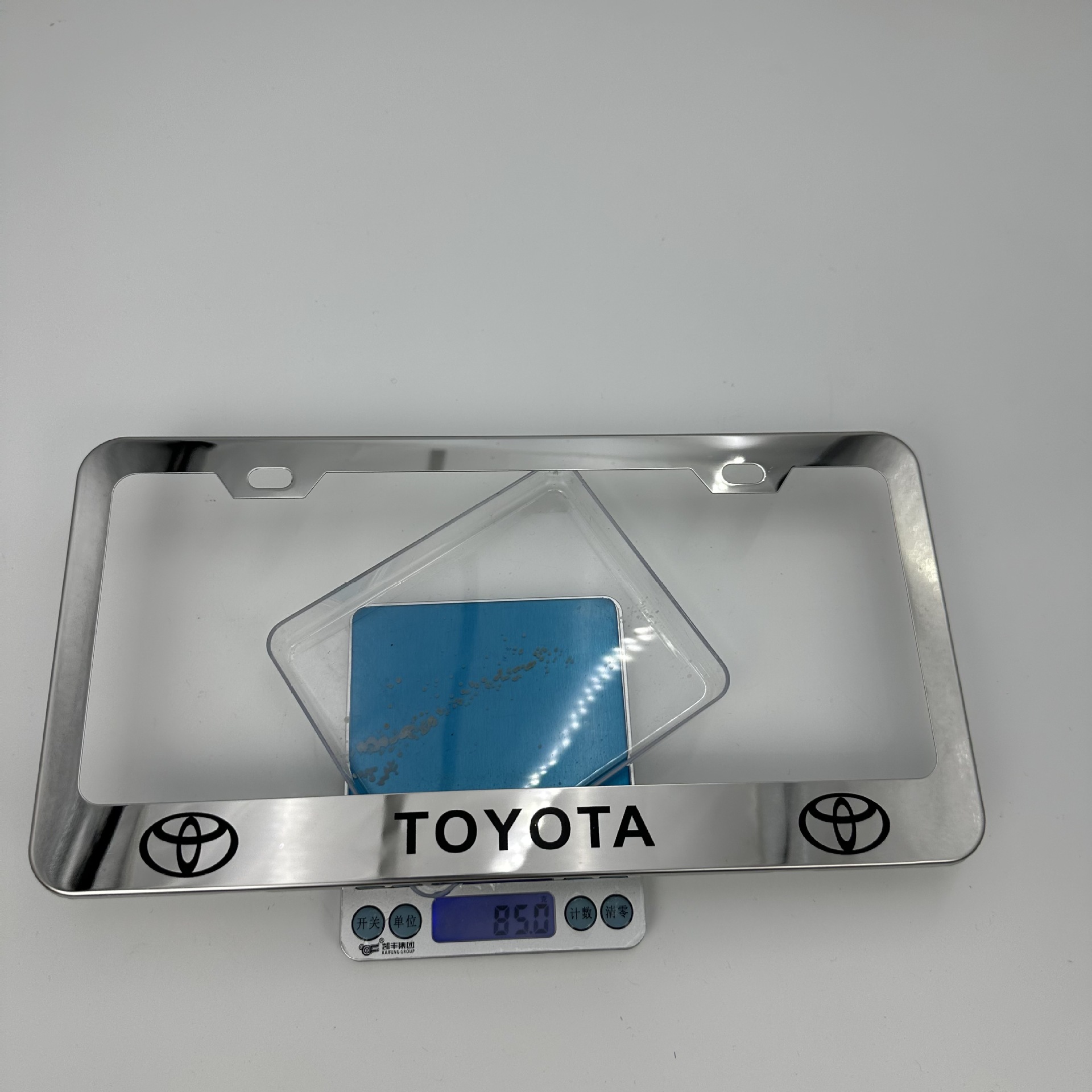 Cross-Border Supply of American Standard Stainless Steel License Plate Frames, Thickened Universal License Plate Frames, Factory Wholesale Only