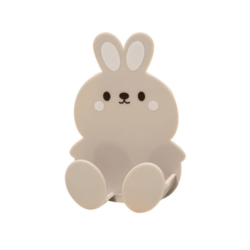 Cartoon Rabbit Plug Hook Plug Organizer No-Nail Plug Strip Adhesive Hook