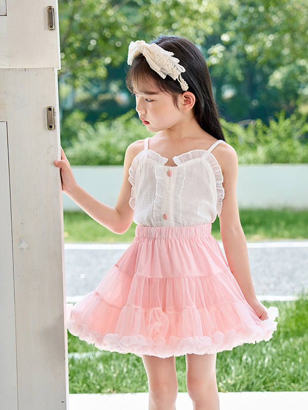European and American Children's Tutu Skirts, Children's Skirts, Factory Source, Girls' Summer Tutu Skirts, Princess Skirts, Mesh Skirts, Trendy