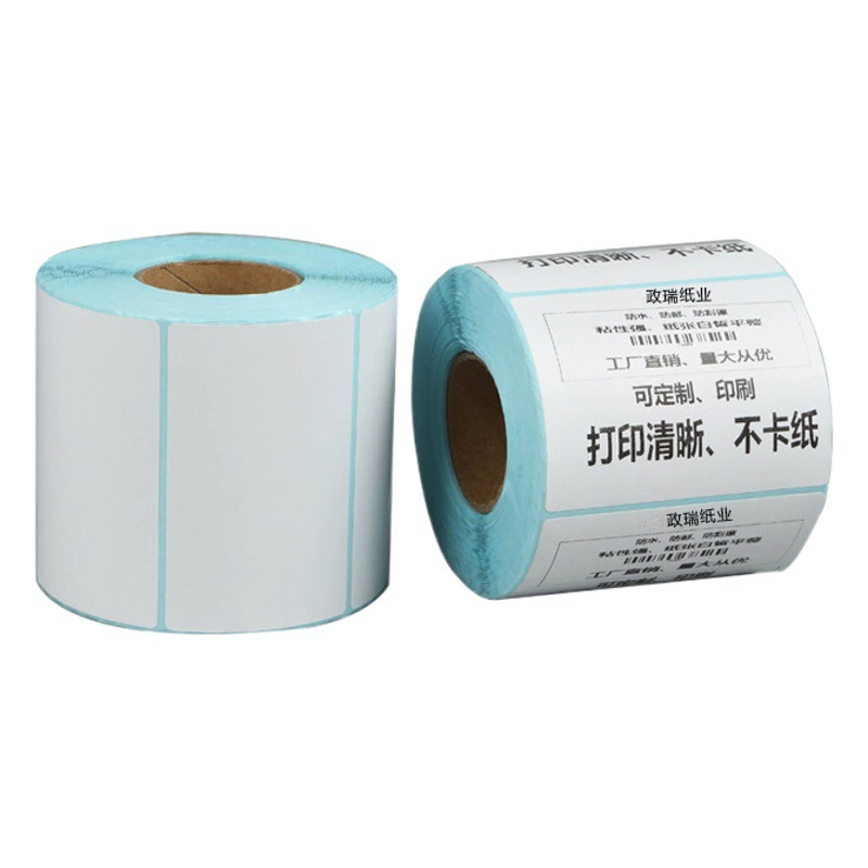 Клей Три-доказательство тепловой этикетки бумаги Зарубежный склад этикетки Термобумага образца бумаги Синтетическая бумага Бумага для печати