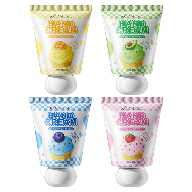 KORMESIC Fruit Ice Cream Hand Cream Cuidado corporal Comercio exterior transfronterizo Spot image 6