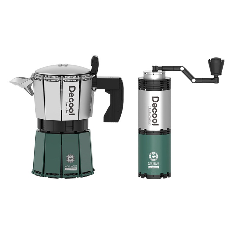 Venta al por mayor transfronterizo diku 16801-10 máquina de café grinder combinación de los niños educativos montaje juguete decoración bloques de construcción