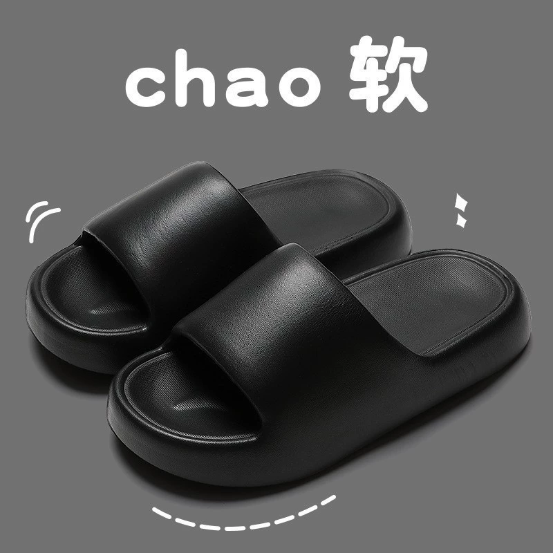 Platform slippers, non-slip EVA, soft cushioned sole, 2–3 cm platform