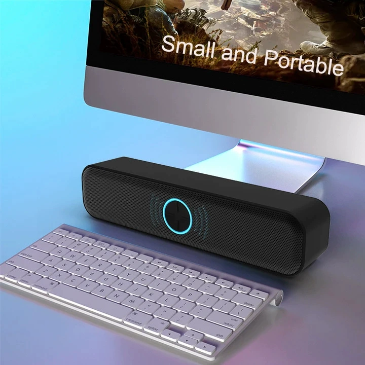 Трансграничный хит продаж портативный Настольный компьютер USB-громкоговоритель портативный мини-динамик Настольный сабвуфер