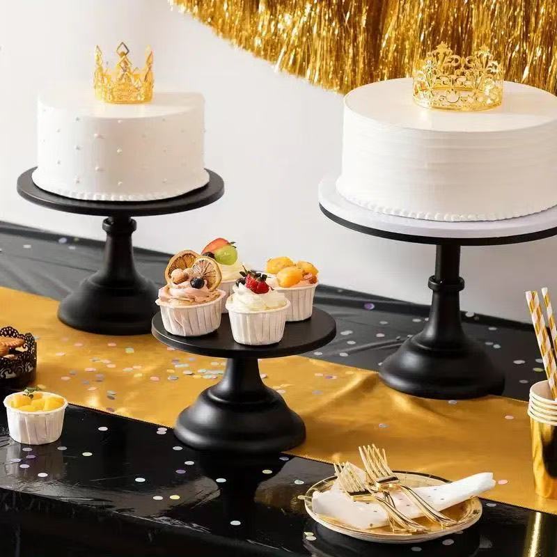 Tabla de postres europea decoración estante de exhibición bandeja de pastel decoración de boda estante de té de la tarde refrigerio estante de pie alto