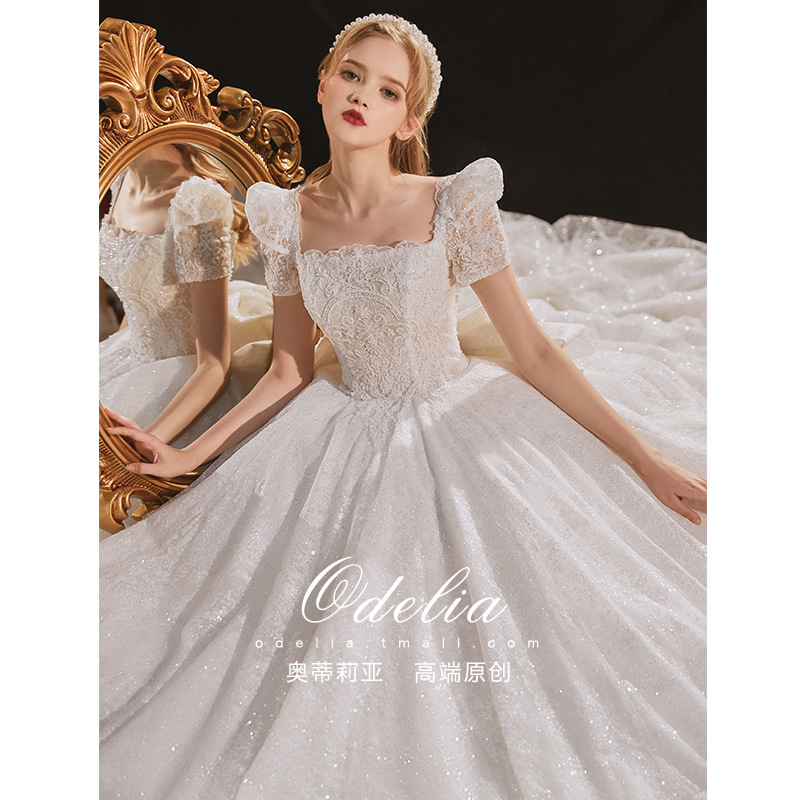 Odelia "Sweet Fun" 2025 new wedding dress bride gets married big…