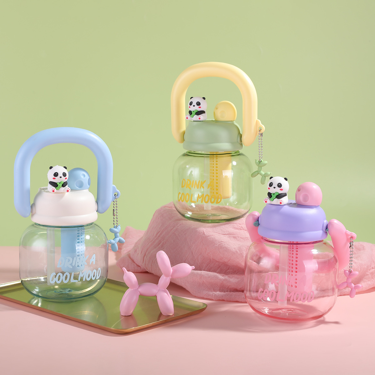 New Thickened High-Appearance Giant Straw Cup With Tea-Water Separation, Top Quality Large-Capacity Portable Dual-Drink Bottle_voghion.com