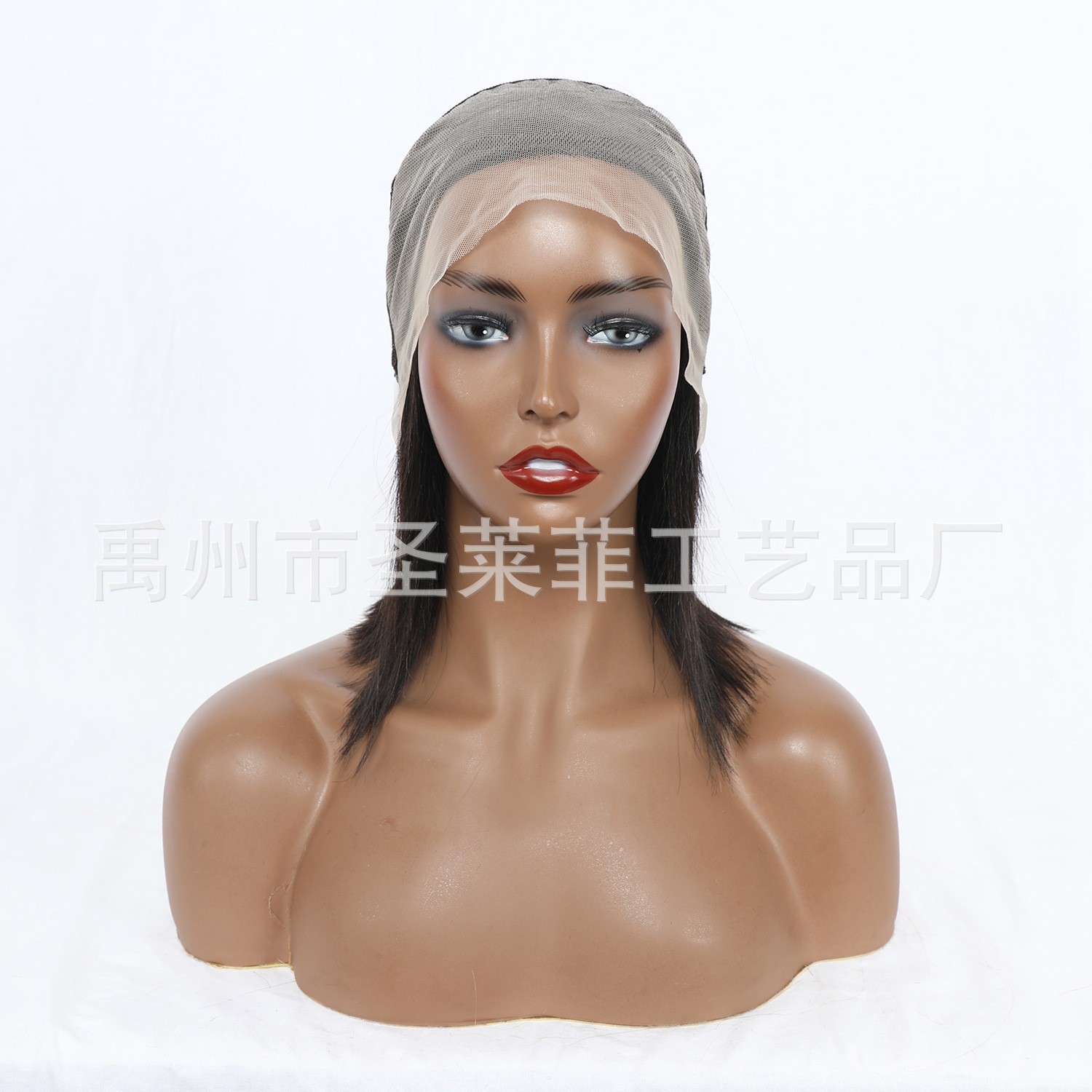 Wholesale of European and American real hair wigs 13 * 4 front lace wig headbands straight human hair wigs