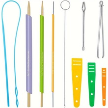 DIY塑料穿带器不锈钢穿带器 穿绳器 腰带线绳穿线器 松紧器