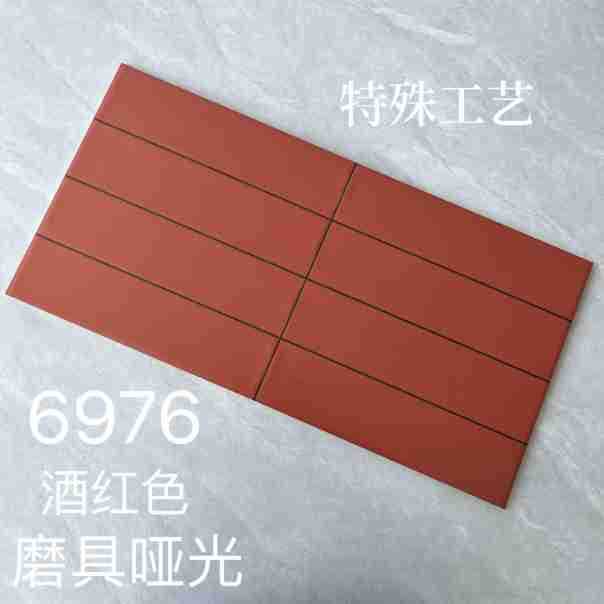 カラフルな格子明るい壁タイル 300X600 キッチンレストランバスルームエンジニアリングタイルマカロン凹凸壁タイル|undefined