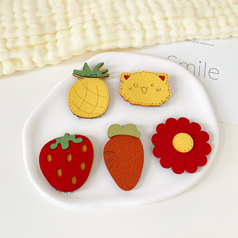 Fruit Velcro Broken Hair Stickers