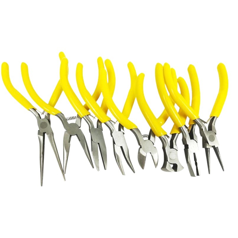 Alicates de Punta Fina Miniatura de 5 Pulgadas para Fabricantes al por Mayor, Alicates Pequeños para Bisutería, Accesorios de Joyería, Abalorios