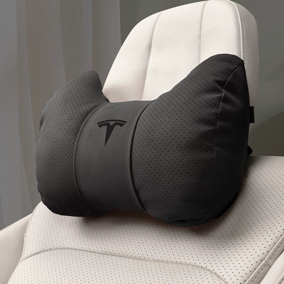 Seat Cushion, Car Supplies — Headrest - horn-style-noble-black-tesla-headrest-set
