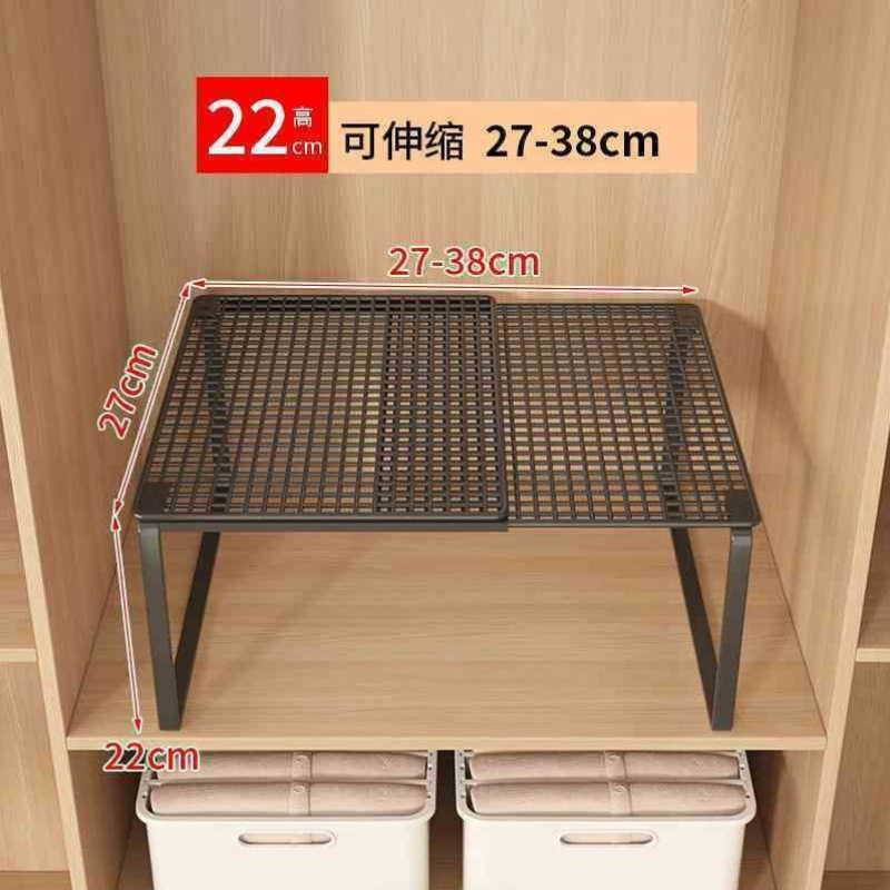 衣柜分层隔板收纳神器柜子橱柜内可伸缩置物架衣橱鞋柜隔断整理板|undefined