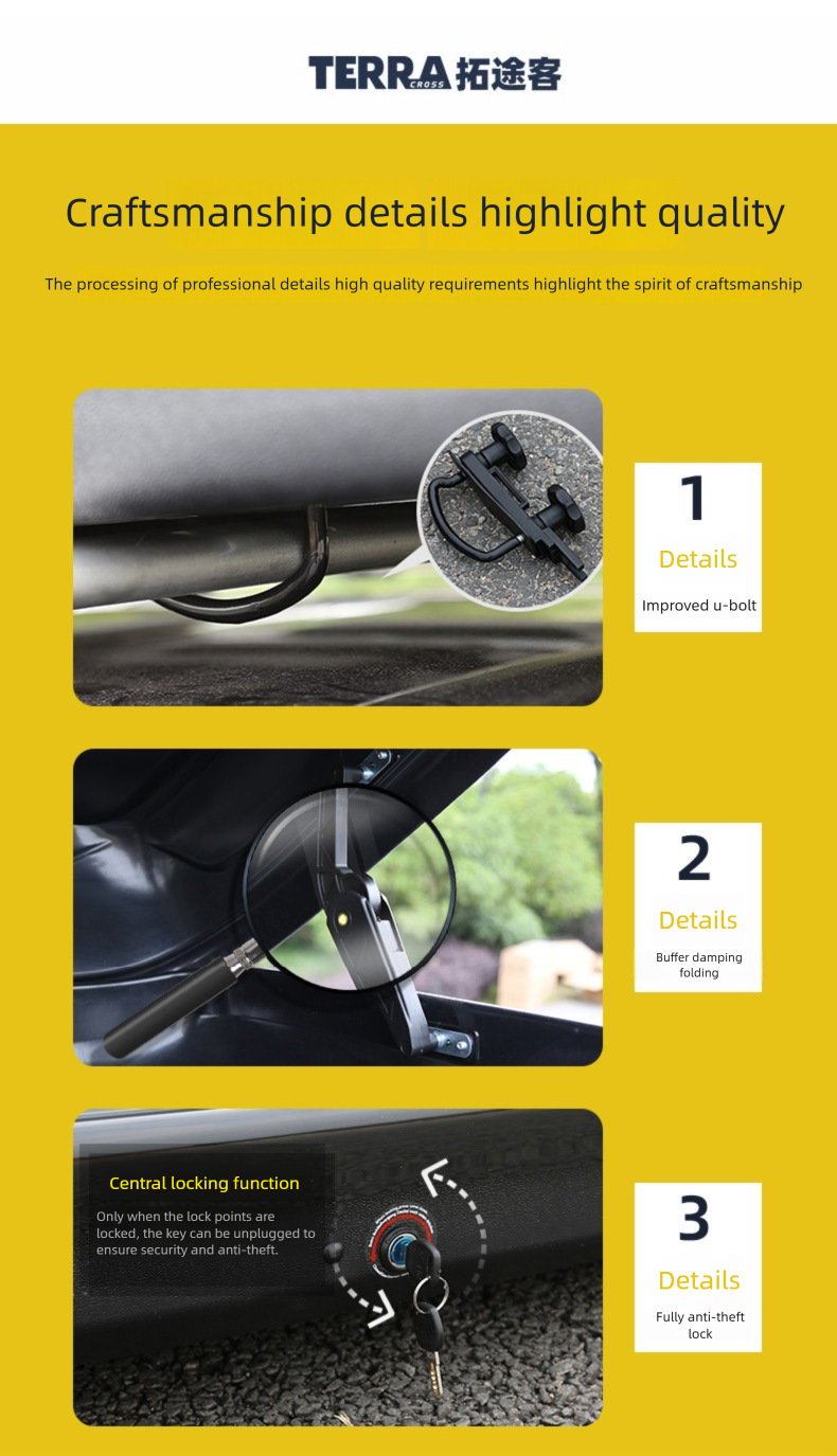 Universalcarroofbox-Largecapacity Roof Luggage Box Car-Mounted Expansion Large Capacity
