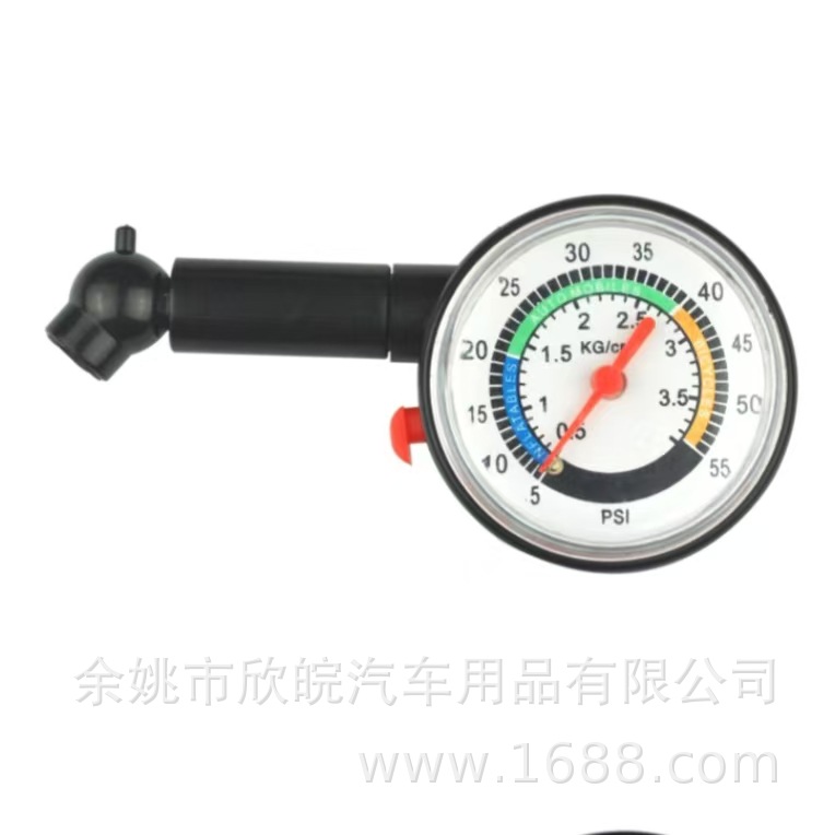 Ningbo manufacturer direct sales of high-precision car tire pressure gauges, multifunctional deflationable emergency tire pressure gauges for vehicles