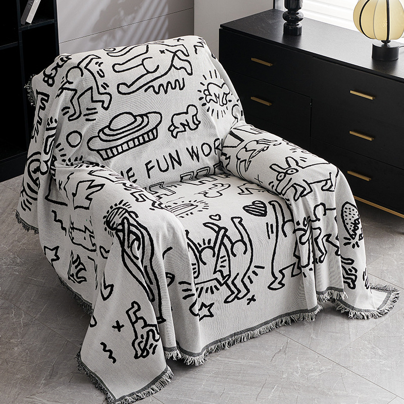 Toallas de sofá 2024 nueva cubierta de sofá Chivas para una sola persona una cubierta de tela antideslizante cubierta mantas de sofá