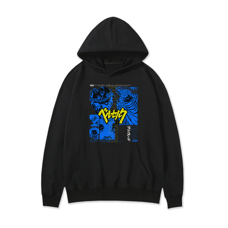 Swordwind Legend Anime Periférico Suéter con capucha Marca Warrior Segunda dimensión Sudadera con capucha suelta casual europea y americana