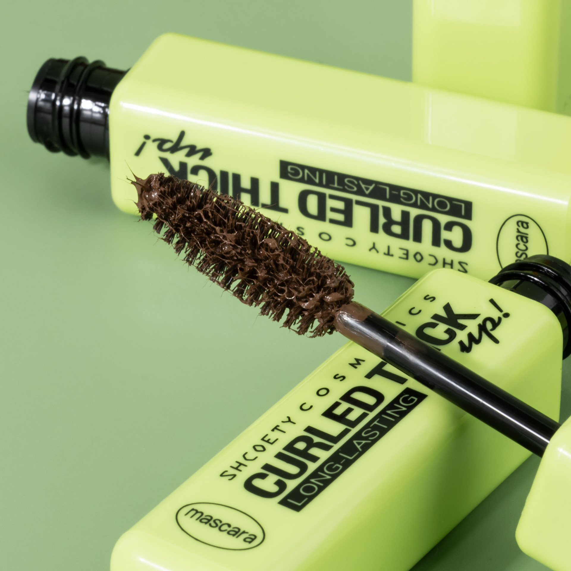 SHCOETY Cross-border 7D Mascara is waterproof, does not smudge, naturally slender, thick, long-lasting, and curls eyelashes as a base undefined