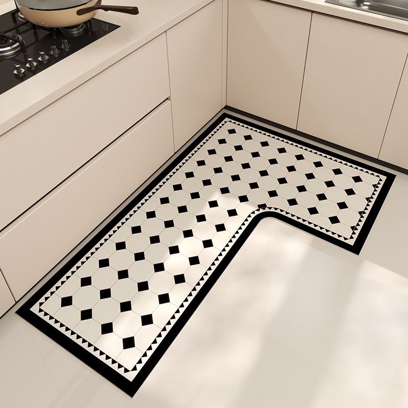 흑백 대형 정사각형-(오른쪽 L)