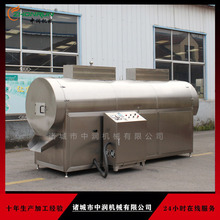 多型号滚筒炒货机 电磁加热菜籽炒锅 大型谷物烘干炒熟机