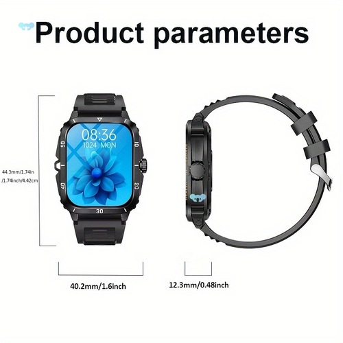 Brand New Durable men's Smart Watch, Wires Call, Not