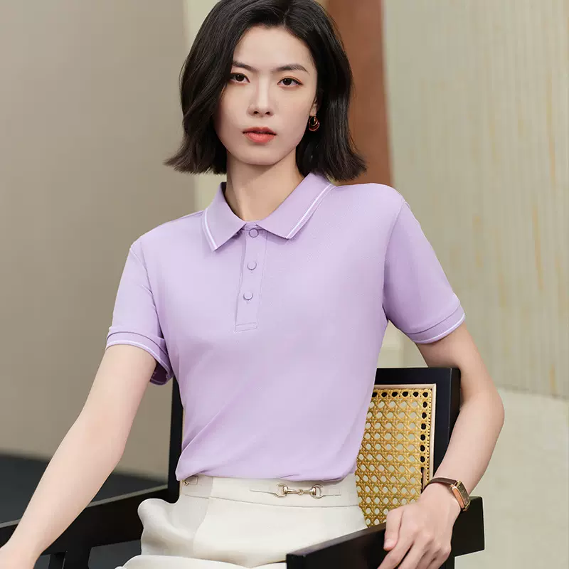 9010polo衫定字制工作服广告文化衫刺绣团体服翻领短袖工衣印logo