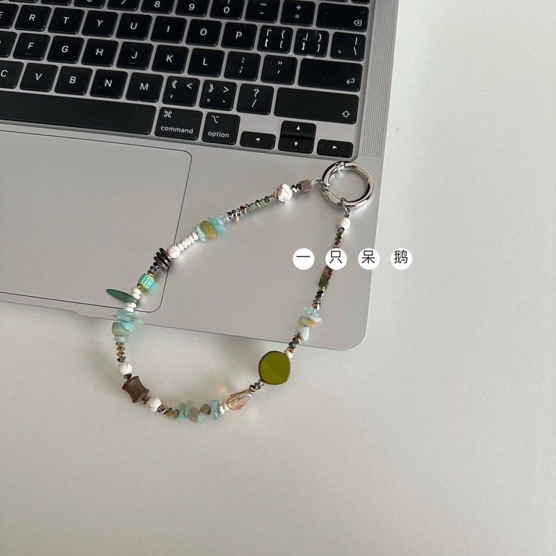 春和景明新中式手工串珠手机链捷克珠小众高级串珠手机链相机挂饰|undefined