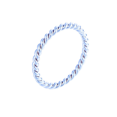 Minimalist Style Ring Set for Women, Stainless Steel Cable Ring, Simple Band, Unique Design Titanium Steel Ring, Fashionable Finger Accessory