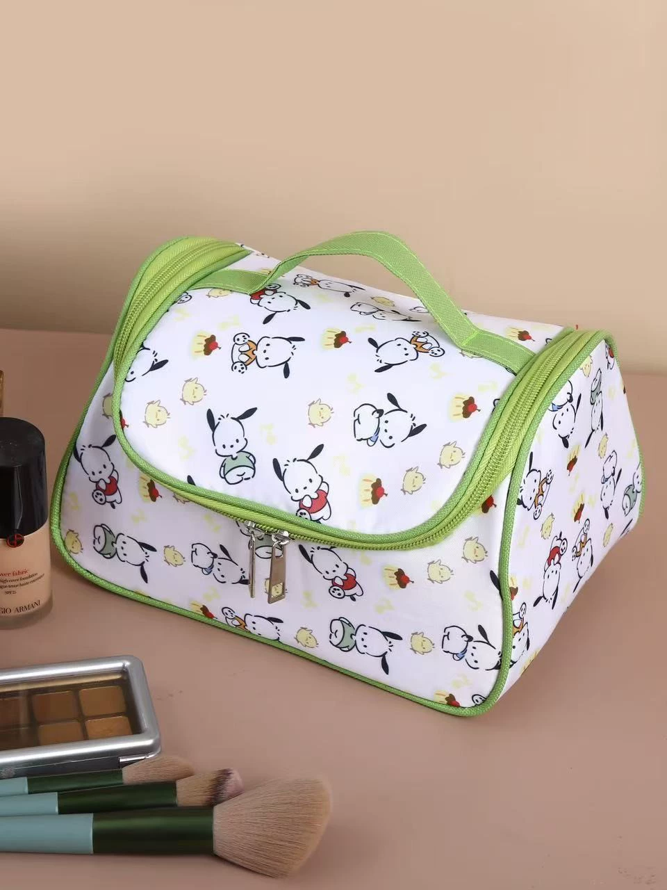 Sanrio, capacious cosmetic bag, high quality handheld storage system
