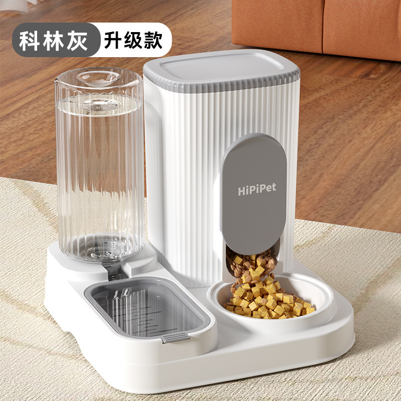 Alimentador automático de agua potable para mascotas, dispensador de agua para gatos, cuenco para gatos, cuenco para perros, cuenco de cerámica, acero inoxidable, utensilios para comer, suministros para perros