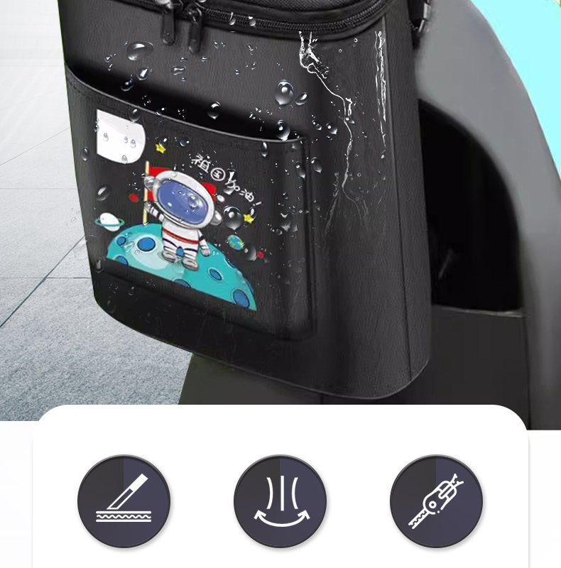 Electric Car Hanging Bag Front Storage Bag Waterproof Hanging Bag Battery Car Bicycle Hanging Bag Artifact Practical Motorcycle