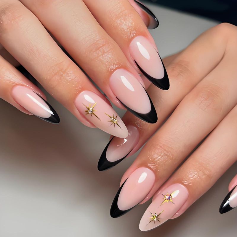 杏仁欧美穿戴甲跨境美甲甲片ins风穿戴甲批发pressonnails甲片|undefined