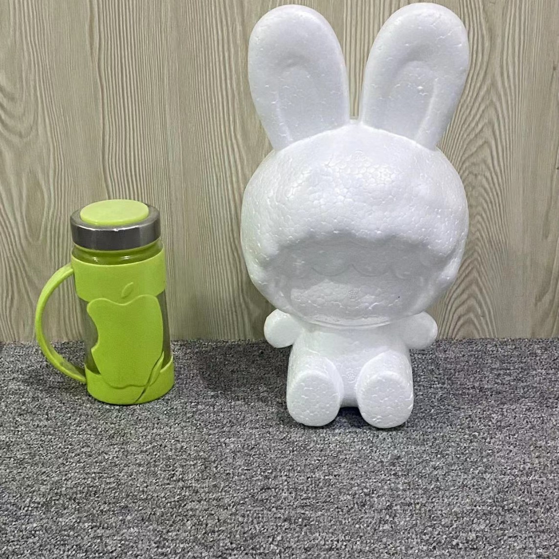 Oso Rosa molde oso modelo embrión blanco Qixi Día de San Valentín EPS Poli Dragón blanco espuma oso Clavel