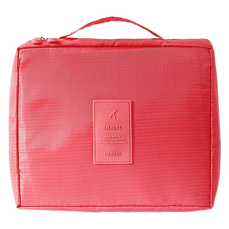 Bolsa de cosméticos de tela Oxford bolsa de lavado de maquillaje portátil multifuncional bolsa de almacenamiento impermeable bolsa de lavado portátil