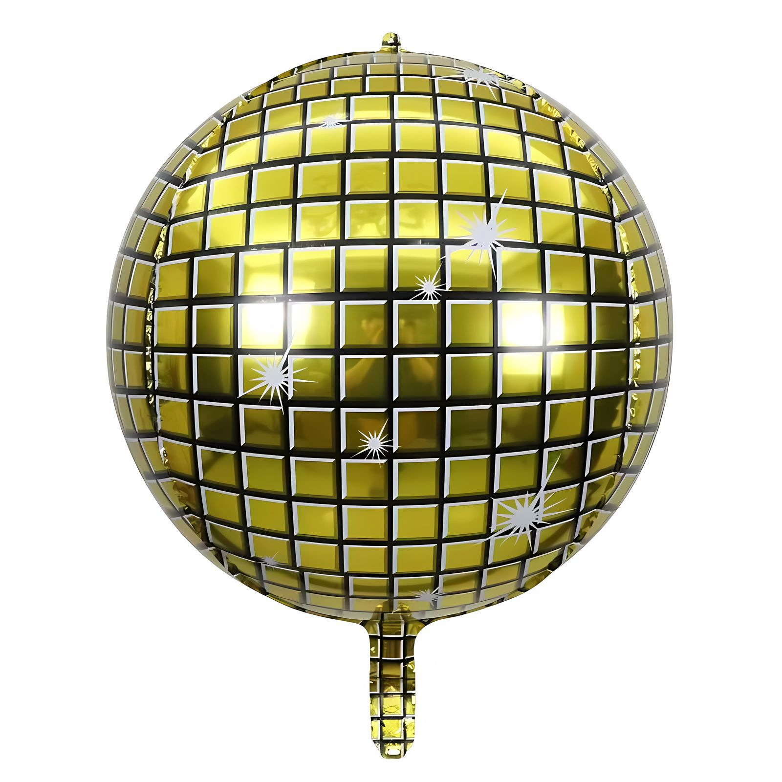 Laser transfronterizo plata oro color disco película de aluminio bola KTV fiesta de cumpleaños 22 pulgadas 4D globos discoteca