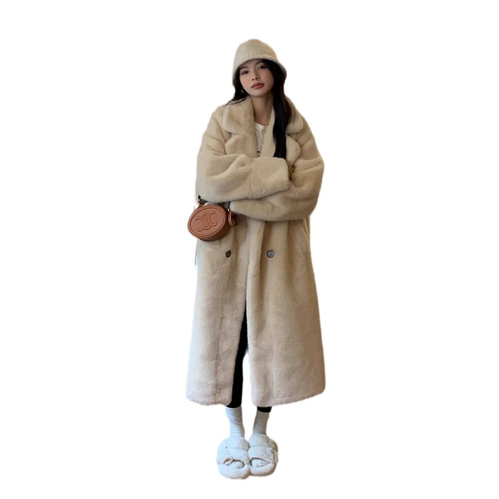 Winter velvet long coat, maxi length, oversize, increased thickness